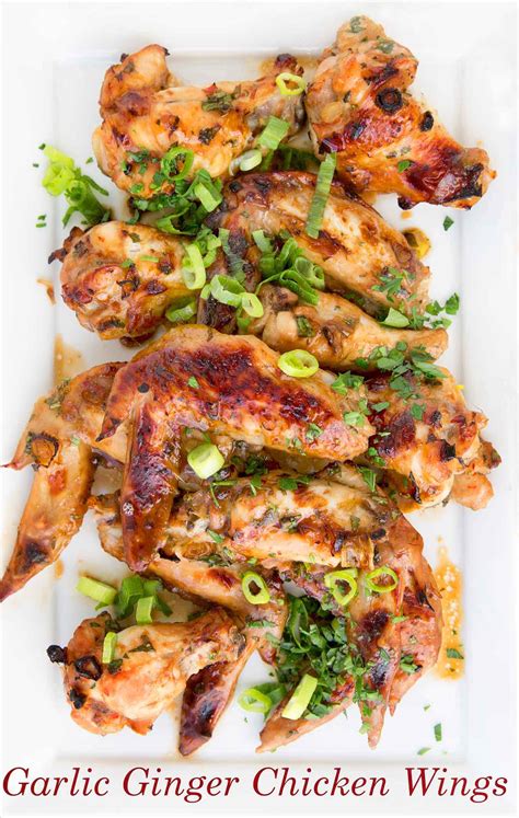 How many protein are in crispy garlic ginger chicken wings - calories, carbs, nutrition