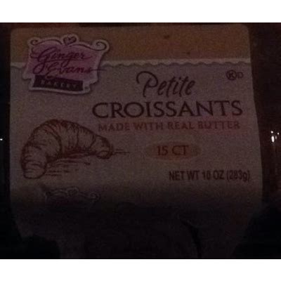 How many protein are in croissant butter petite 1 ea - calories, carbs, nutrition