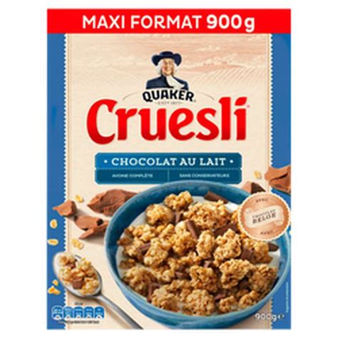 How many protein are in cruesli au chocolat - calories, carbs, nutrition