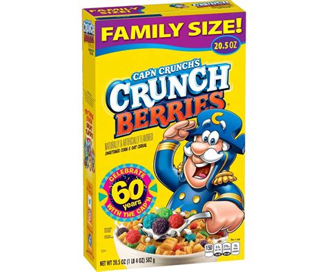 How many protein are in crunch cereal - calories, carbs, nutrition