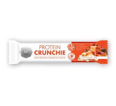 How many protein are in crunchie bar - calories, carbs, nutrition