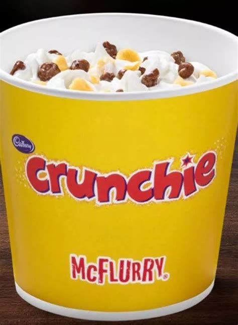 How many protein are in crunchie mcflurry - calories, carbs, nutrition