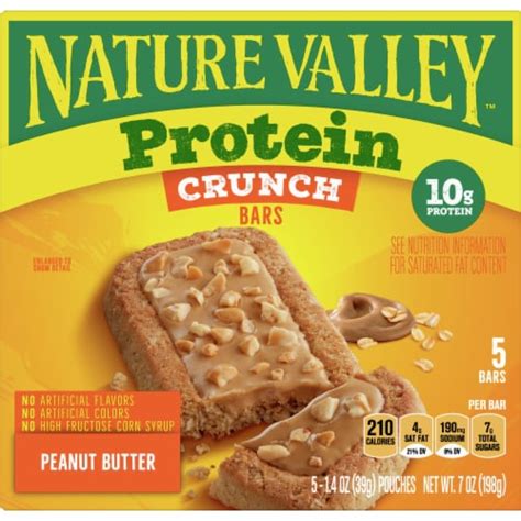 How many protein are in crunchy granola bar - calories, carbs, nutrition