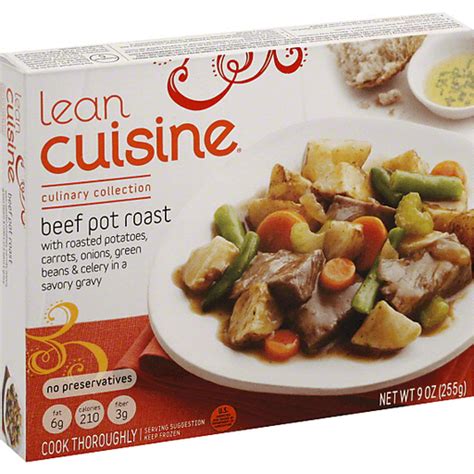 How many protein are in culinary collection, beef pot roast - calories, carbs, nutrition