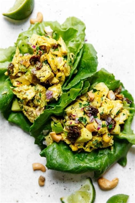 How many protein are in curried chicken green apple salad - calories, carbs, nutrition