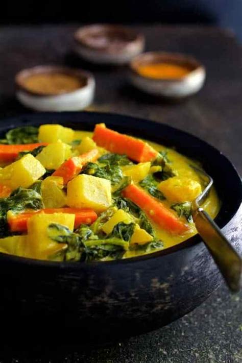 How many protein are in curried root vegetables - calories, carbs, nutrition