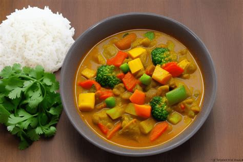 How many protein are in curry vegetables - calories, carbs, nutrition