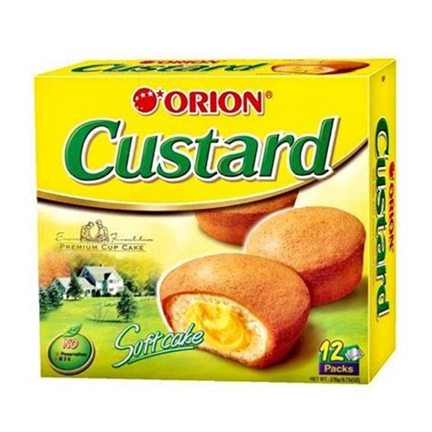 How many protein are in custard soft cake - calories, carbs, nutrition