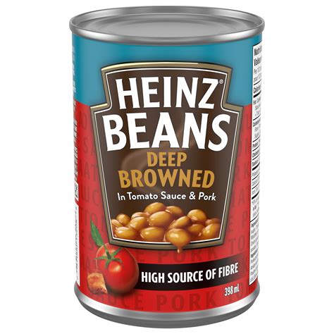 How many protein are in deep browned beans - calories, carbs, nutrition