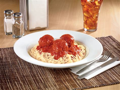 How many protein are in denny's, spaghetti and meatballs - calories, carbs, nutrition