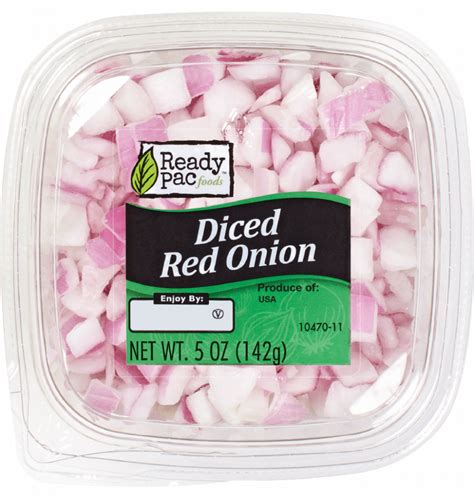 How many protein are in diced red onions - calories, carbs, nutrition