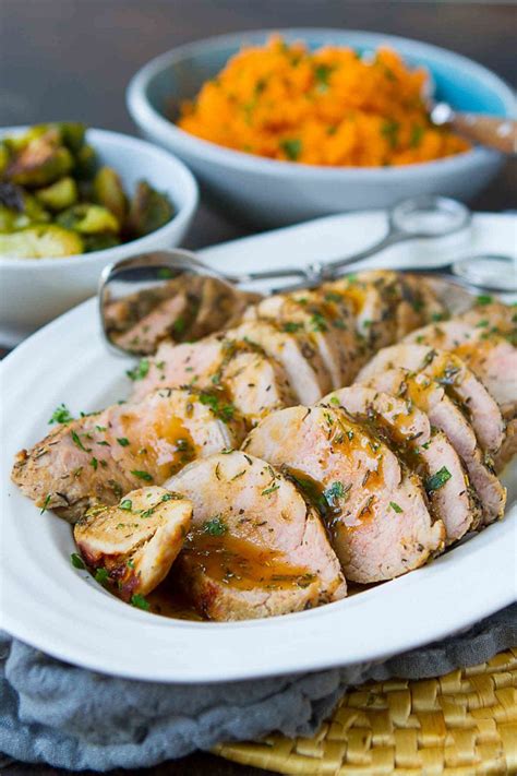 How many protein are in dijon maple roast pork loin - calories, carbs, nutrition