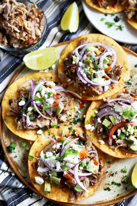 How many protein are in dos tostadas pork carnitas - calories, carbs, nutrition