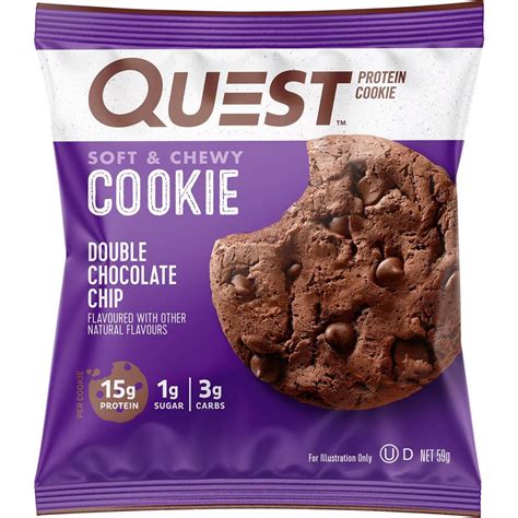 How many protein are in double chocolate chip cookies - calories, carbs, nutrition