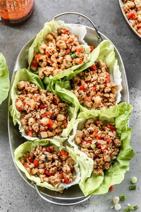 How many protein are in dragon boat lettuce wraps - calories, carbs, nutrition