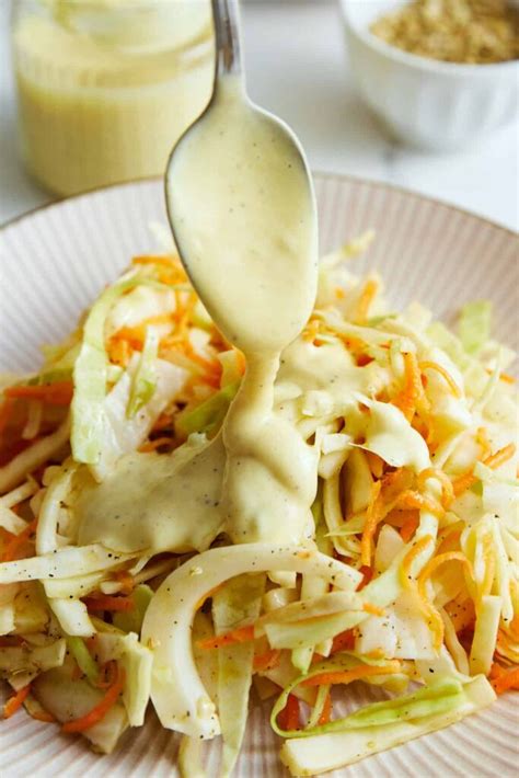How many protein are in dressing - coleslaw - calories, carbs, nutrition