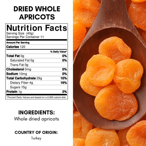 How many protein are in dried apricots - calories, carbs, nutrition