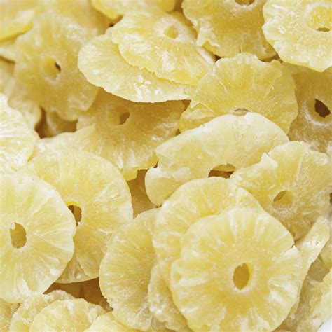 How many protein are in dried pineapple rings - calories, carbs, nutrition