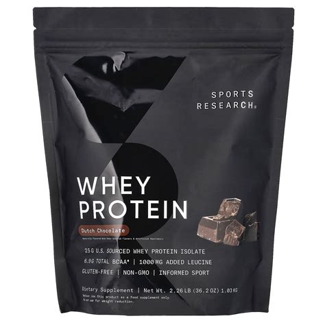How many protein are in dutch chocolate whey protein - calories, carbs, nutrition