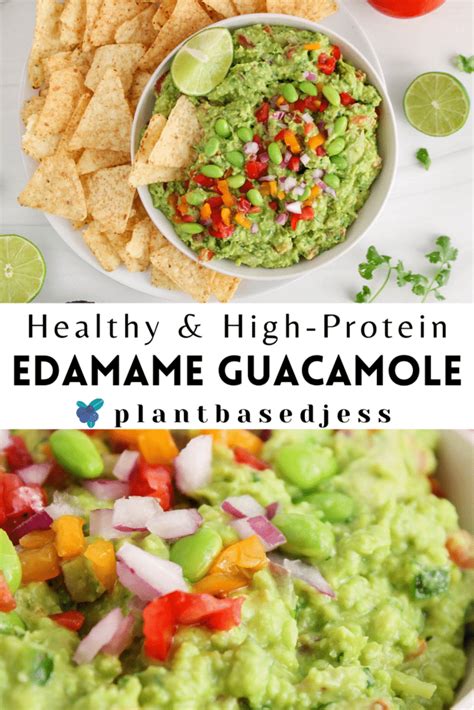 How many protein are in edamame guacamole (13330.1) - calories, carbs, nutrition