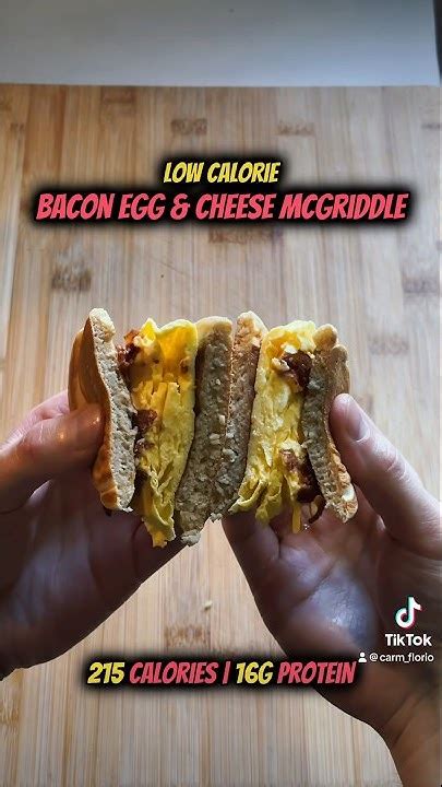 How many protein are in egg and cheese mcgriddle - calories, carbs, nutrition