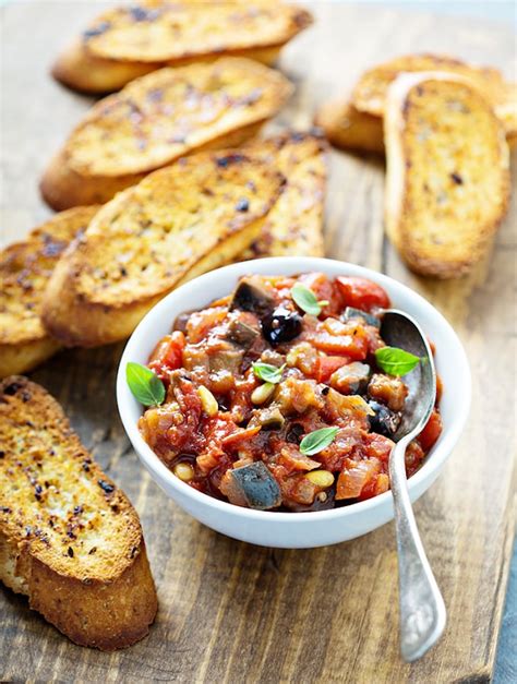 How many protein are in eggplant caponata & mozzarella baguette - calories, carbs, nutrition