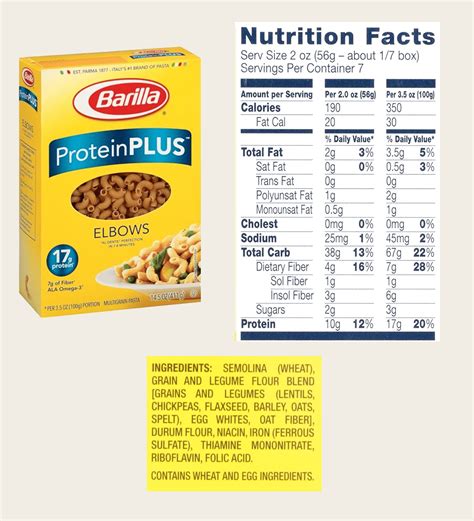 How many protein are in elbow macaroni - calories, carbs, nutrition