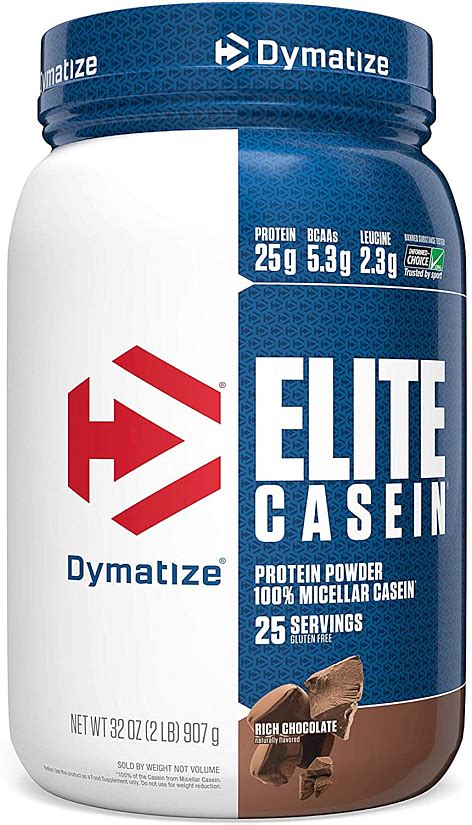 How many protein are in elite casein peanut butter chocolate - calories, carbs, nutrition