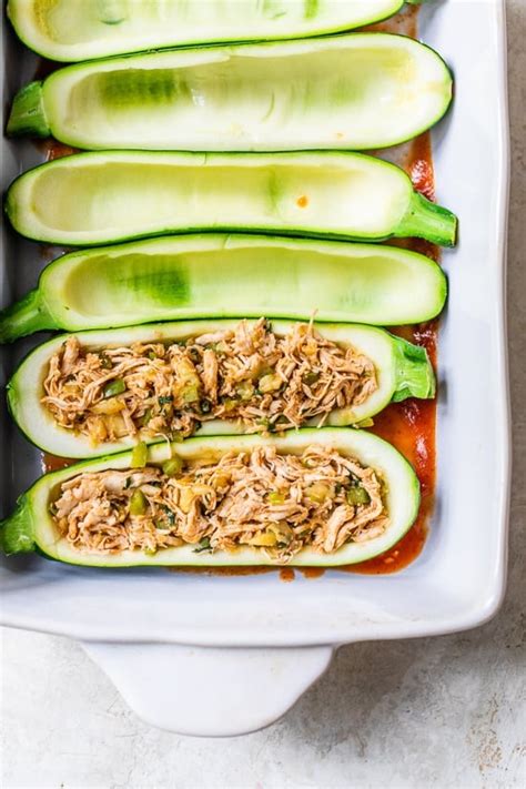 How many protein are in enchilada chicken zucchini layers 2 ea - calories, carbs, nutrition