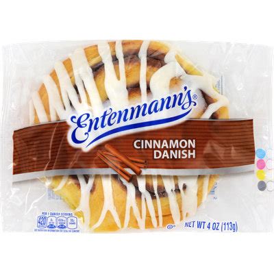 How many protein are in entenmann's cinnamon danish - calories, carbs, nutrition