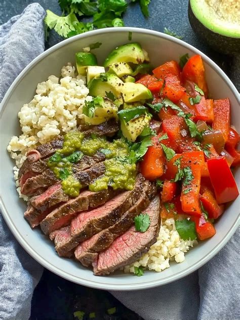 How many protein are in fajita bowl - calories, carbs, nutrition