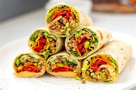 How many protein are in fall vegetable wrap - calories, carbs, nutrition