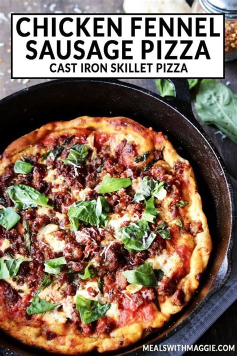 How many protein are in fennel chicken sausage pizza - calories, carbs, nutrition