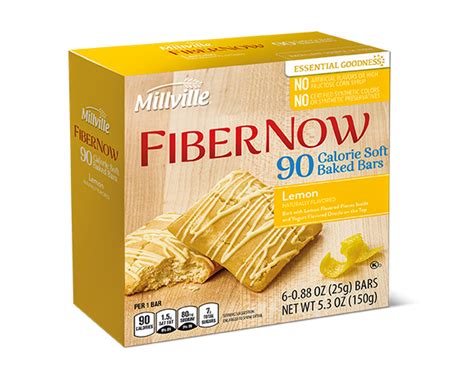 How many protein are in fiber now bar - calories, carbs, nutrition