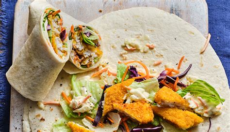 How many protein are in fish finger wrap - calories, carbs, nutrition