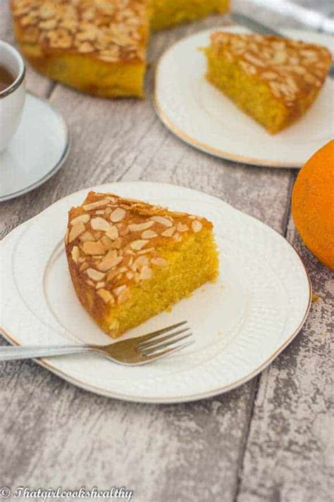 How many protein are in flourless orange almond cake - calories, carbs, nutrition