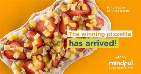 How many protein are in for the love of fruit pizzetta - calories, carbs, nutrition