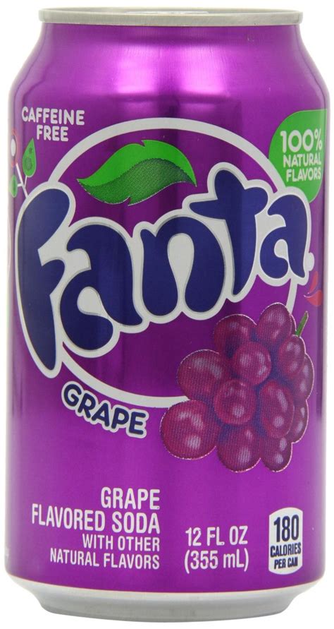 How many protein are in fountain soda, fanta grape, 16oz - calories, carbs, nutrition