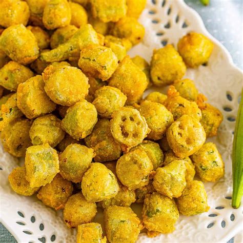 How many protein are in french fried breaded okra - calories, carbs, nutrition