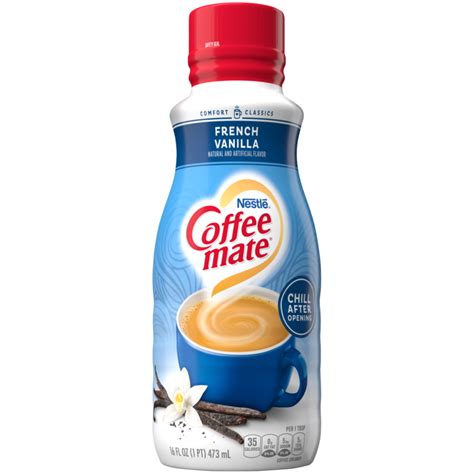 How many protein are in french vanilla creamer - calories, carbs, nutrition