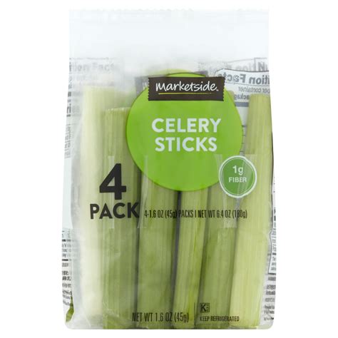 How many protein are in fresh celery sticks (4962.1) - calories, carbs, nutrition