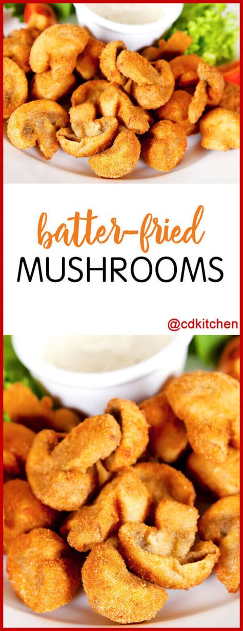 How many protein are in fried battered mushrooms - calories, carbs, nutrition