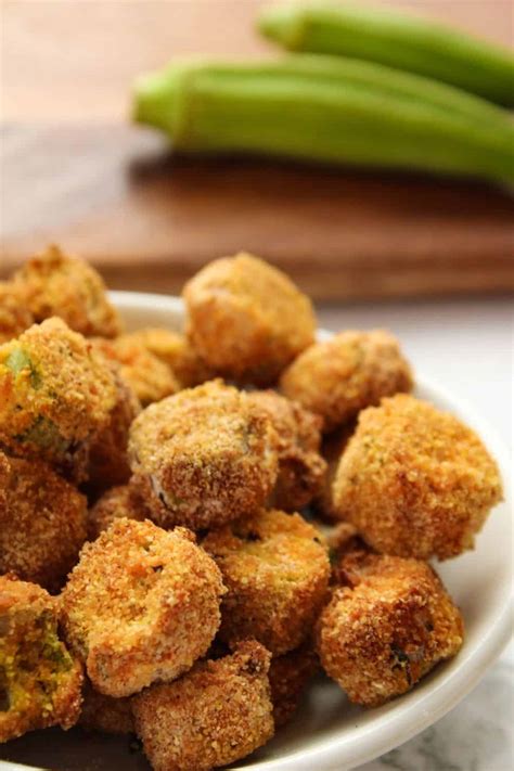 How many protein are in fried breaded okra (518.1) - calories, carbs, nutrition