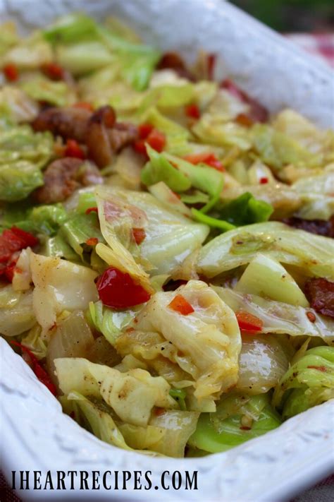 How many protein are in fried cabbage - calories, carbs, nutrition
