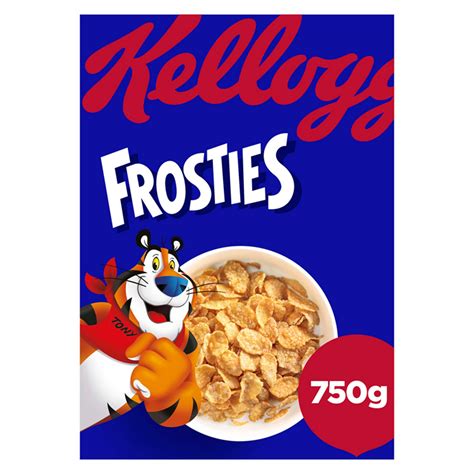 How many protein are in frosties breakfast cereal - calories, carbs, nutrition