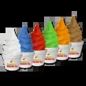 How many protein are in frozen novelties, ice type, pineapple-coconut - calories, carbs, nutrition