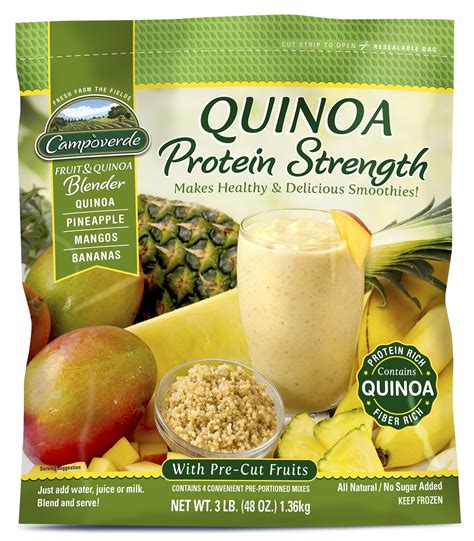 How many protein are in frozen quinoa - calories, carbs, nutrition