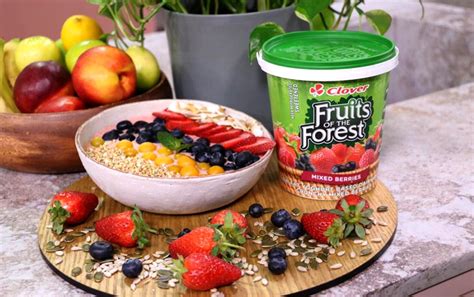 How many protein are in fruits of the forrest smoothie - calories, carbs, nutrition