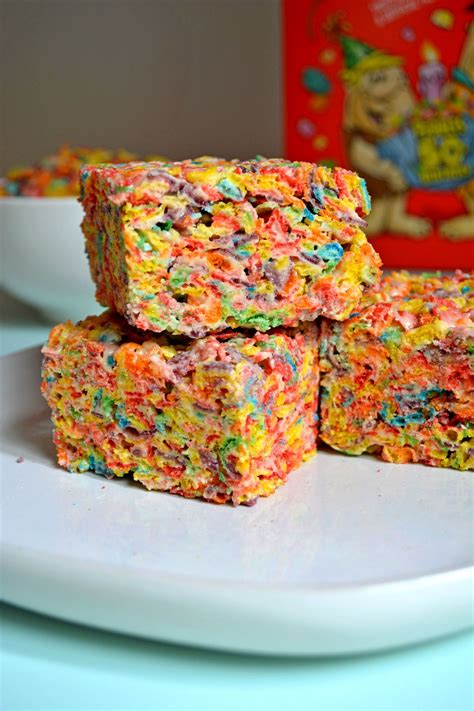How many protein are in fruity pebbles treats - calories, carbs, nutrition