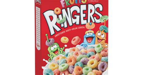 How many protein are in fruity ringers - calories, carbs, nutrition